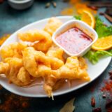 Golden Fried Prawns